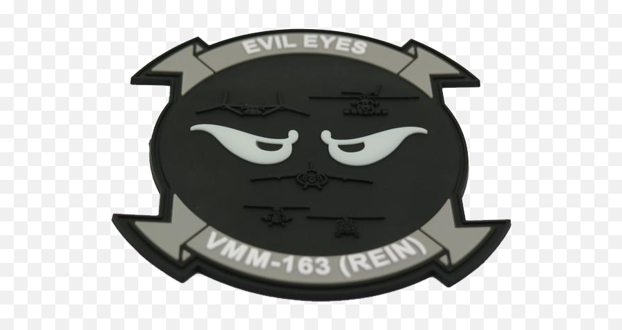 Vmm - 163 Rein Evil Eyes Pvc With Hook And Loop Emblem Png,Evil Eyes Png