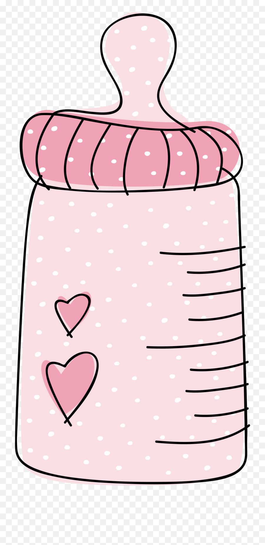 Library Of Baby With A Bottle Image Free Png Files - Pink Baby Bottle Clipart,Baby Bottle Png