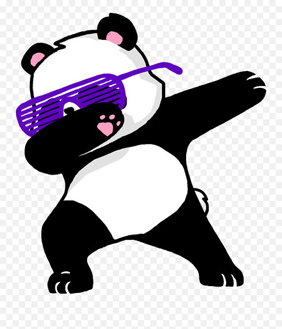 Download Dabbing Panda Mug Clipart - Dabbing Panda Fun Dabbing Panda Png,Dabbing Emoji Png