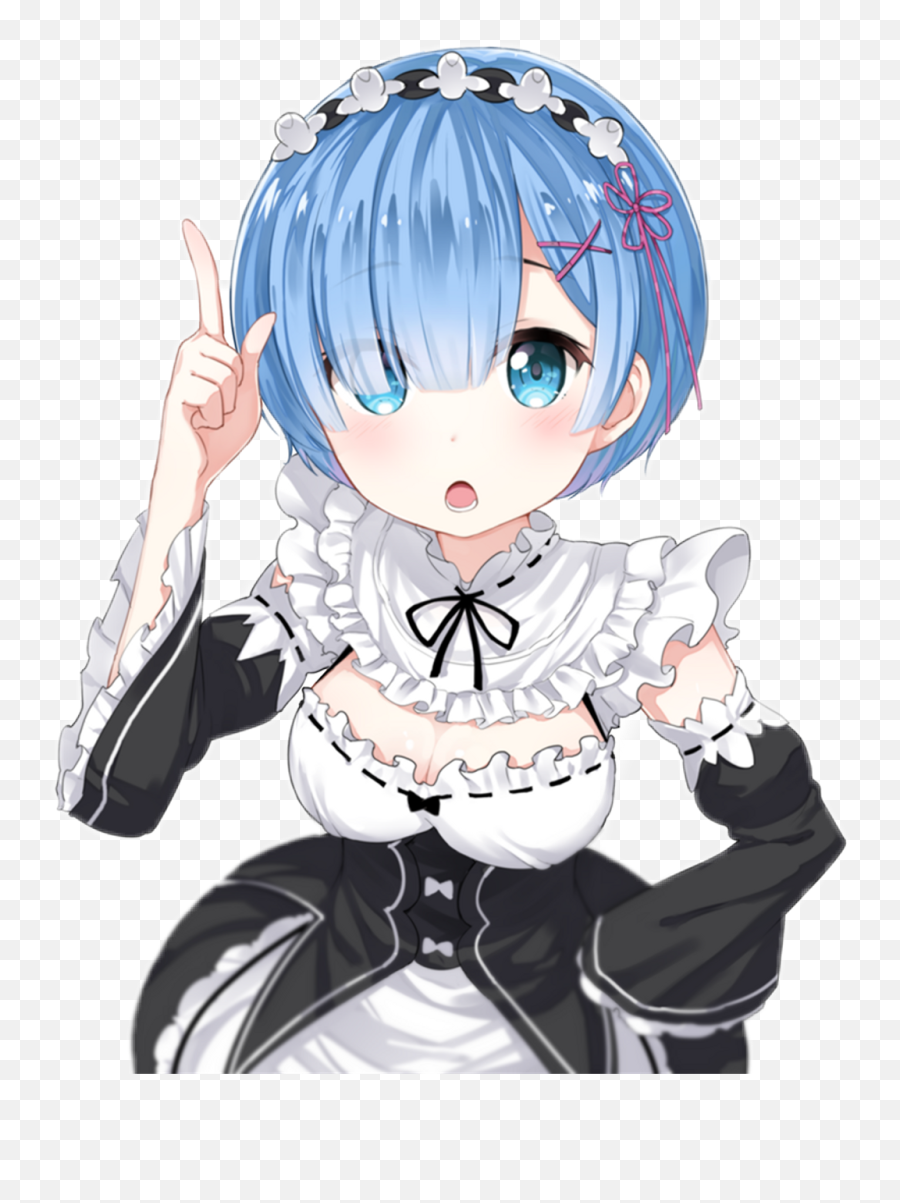 Download Rem Sticker Rem Re Zero Png Rem Png Free Transparent Png Images Pngaaa Com - re zero roblox