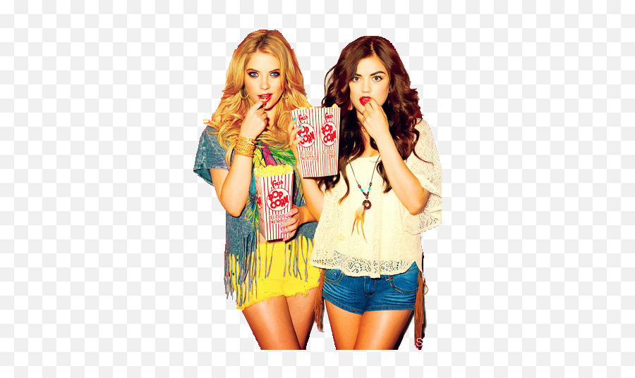 Download Lucy Hale E Ashley Benson Png - Ashley Lucy Pretty Little Liars,Lucy Hale Png