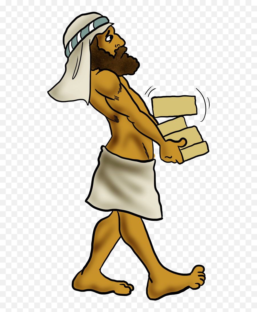 Download Egyptian Slaves Forced To Walk - Slaves In Egypt Cartoon Png,Slave Png