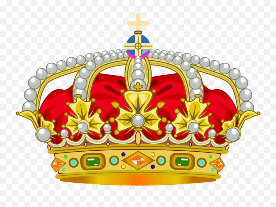 Coroa Real Galiza Spain - Clipart Red Royal Crown Png,Coroa Png