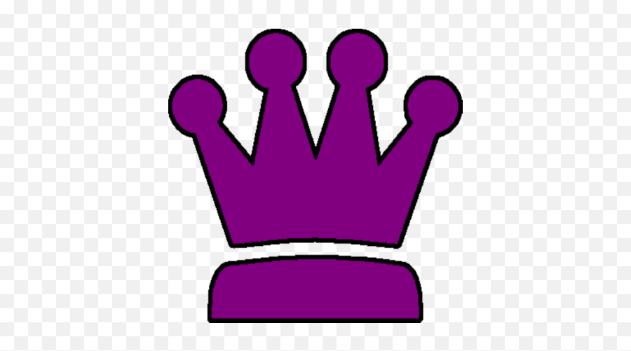 Kings Crown Logo Purple With Black - Clip Art Png,Crown Outline Png