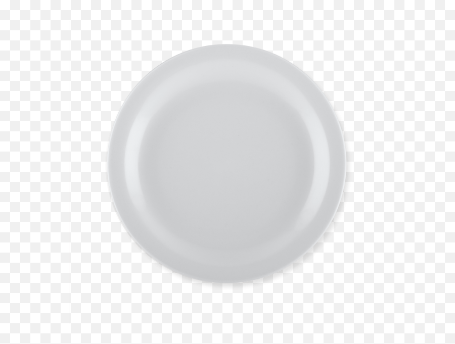 Narrow Rim China 9 Entree Plate Bright White 24 Per Case - Top View Plate Png,White Plate Png