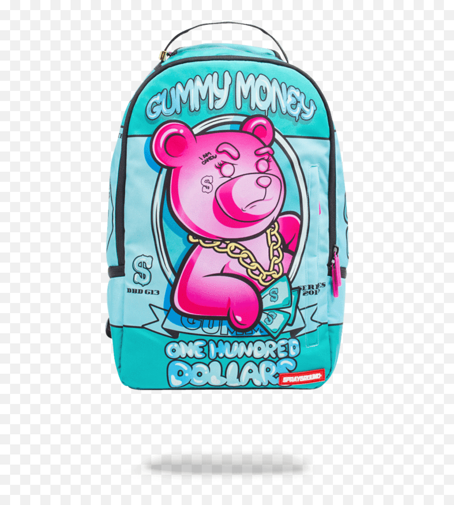 Sale 55 - The Best Sprayground Pink Gummy Money Bag Sprayground Backpacks Gummy Money Png,Money Bags Png