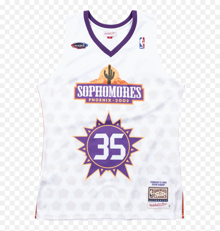 Mitchell U0026 Ness Kevin Durant Authentic Sophmore Jersey - 09 Png,Durant Png