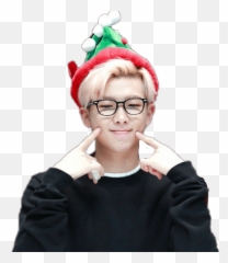 Download Bts Christmas Rm Png Image - Bts Navideñas,Rm Png