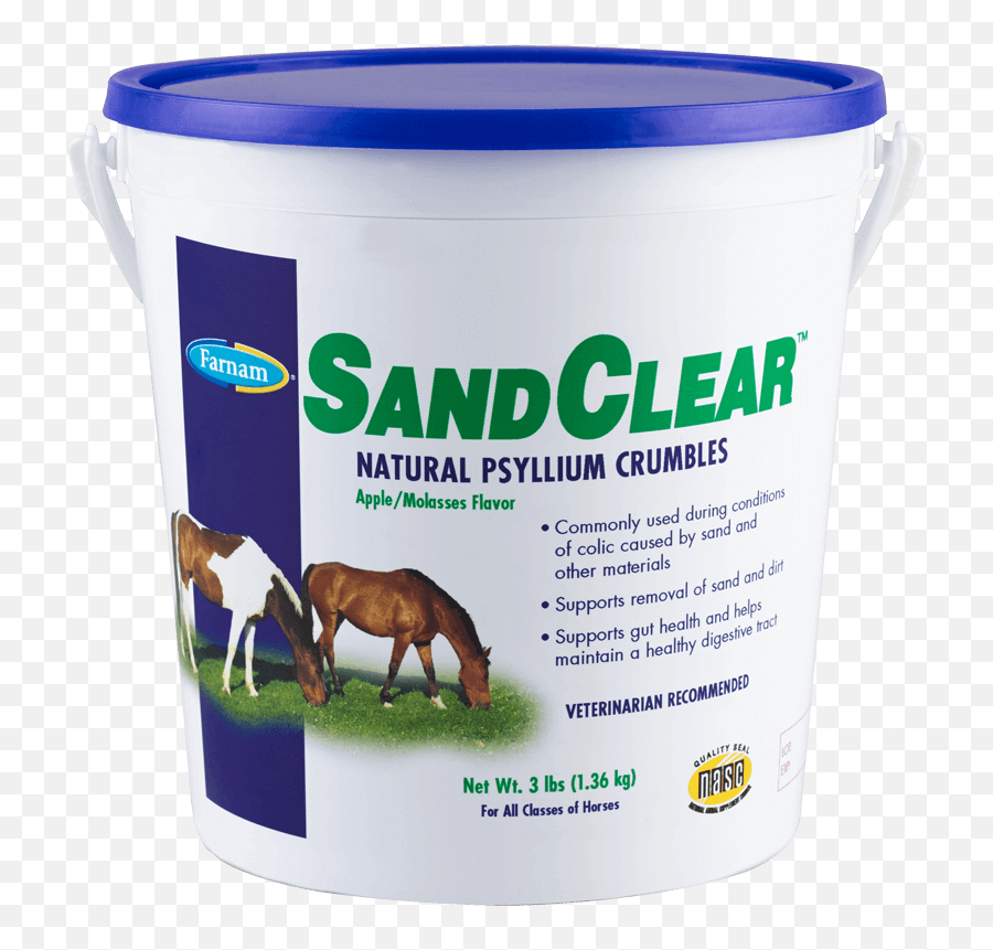Sandclear Natural Psyllium For Horses - Farnam Sandclear Png,Sand Transparent
