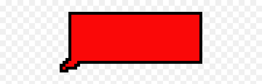 Text Box Red Pixel Art Maker - Red Text Box Pixel Png,Red Rectangle Png