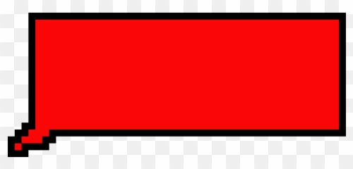 Text Box Red Pixel Art Maker - Red Text Box png