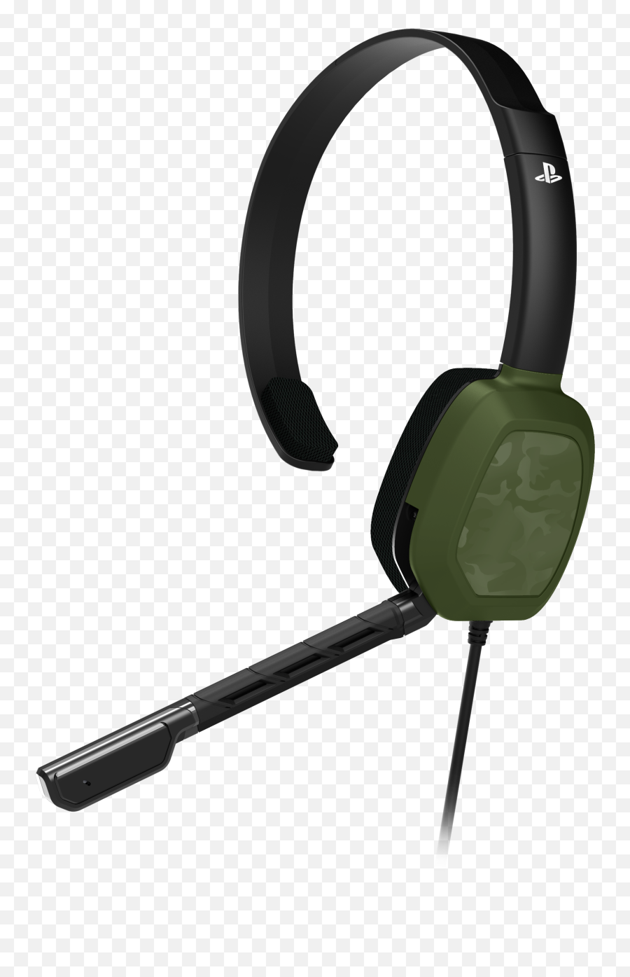 Lvl 1 Green Camo Wired Chat Gaming Headset For Playstation 4 Gamestop - Lvl 1 Green Camo Headset Png,Gaming Headset Png