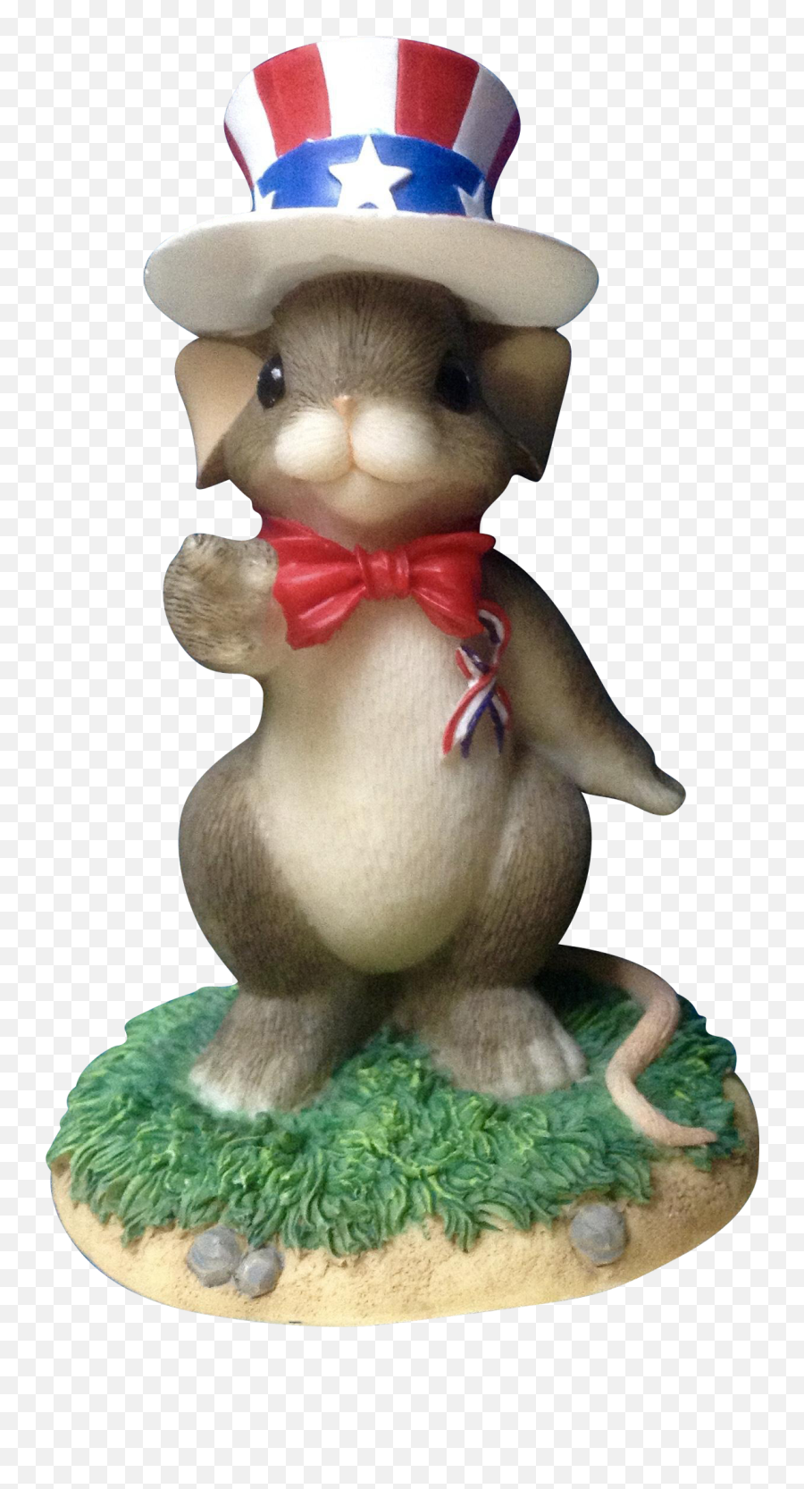 Charming Tails You Make Me Proud Mouse With Uncle Sam Hat - Lawn Ornament Png,Uncle Sam Hat Png