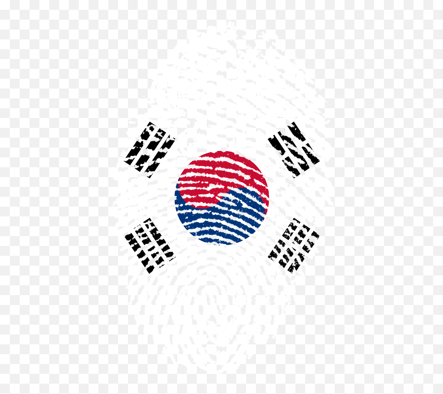 Korea Pride Fingerprint Identity - Virgin Islands Flag Fingerprint Png,South Korea Flag Png