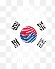Korea Pride Fingerprint Identity - Virgin Islands Flag png