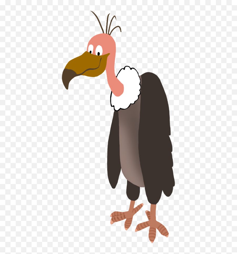 Funny Clip Art Vulture - Vulture Clipart Transparent Png,Vulture Transparent