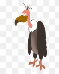 Funny Clip Art Vulture - Vulture Clipart Transparent Png,Vulture Transparent