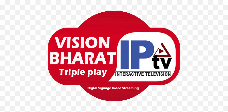 Vision Bhrat Iptv - Vertical Png,Iptv Logo