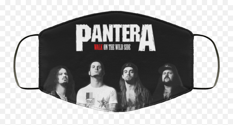 Pantera Rock Band Fabric Face Mask - Eagles Band Face Mask Png,Pantera Logo Png