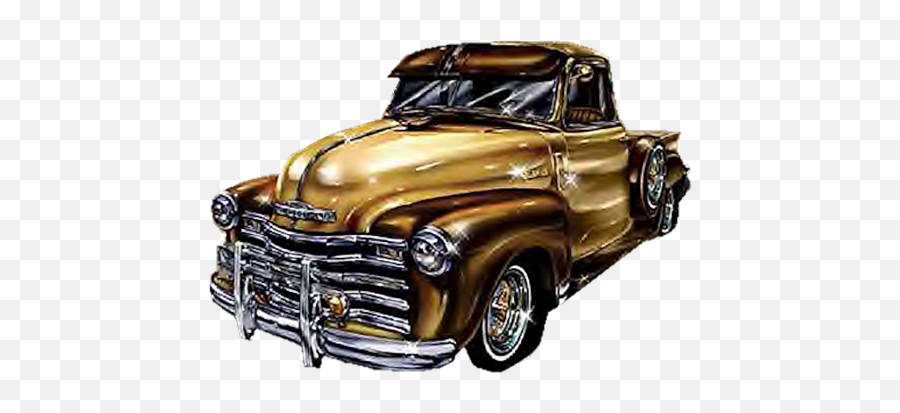 Old Gold Truck Png Official Psds - Gold Vintage Car Png,Pickup Truck Png