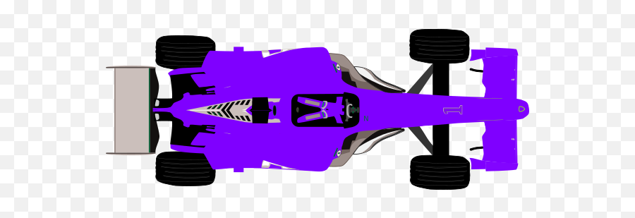 Formula 1 Car Top View - 600x228 Png Clipart Download Formula 1 Car Top View Png,Car Top View Png