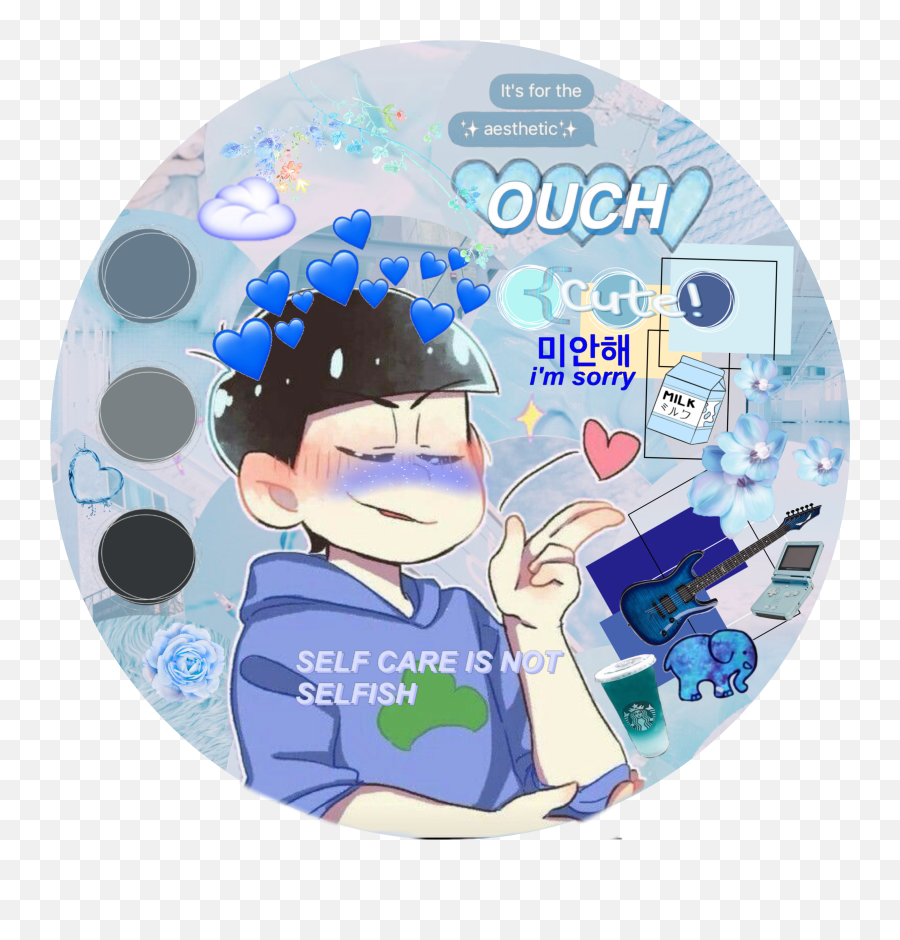 Osomatsu - San Karamatsu Icon Sticker By Raye Osomatsu San Icon Png,Karamatsu Transparent