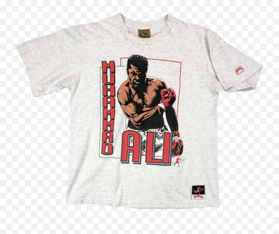 Download Hd Vintage 90s Muhammad Ali Nutmeg Tee - Nutmeg Vintage 90s Muhammad Ali Shirt Png,Ali A Png