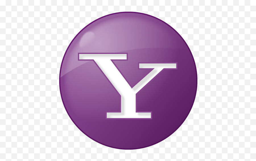 Social Yahoo Button Lilac Icon - Social Bookmarks Icon Set Yahoo Button Png,Social Icon Set