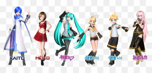 Project Diva Future Tone - Hatsune Miku All Characters Png,Hatsune Miku Transparent Background