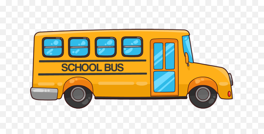 Transportation Home - Cartoon School Bus Clipart Png,Bus Transparent