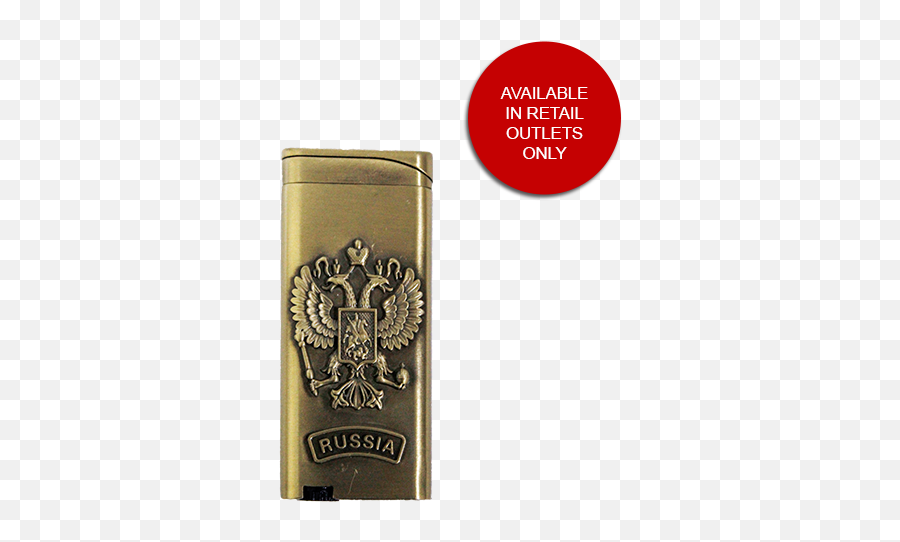 Russia Double Dragon Slim Windproof Red Flame Refillable Lighter - Bottle Png,Lighter Flame Png