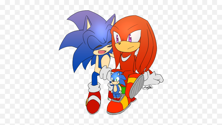 Sonuckles - Transparent Sonic Png,Sonic The Hedgehog Transparent