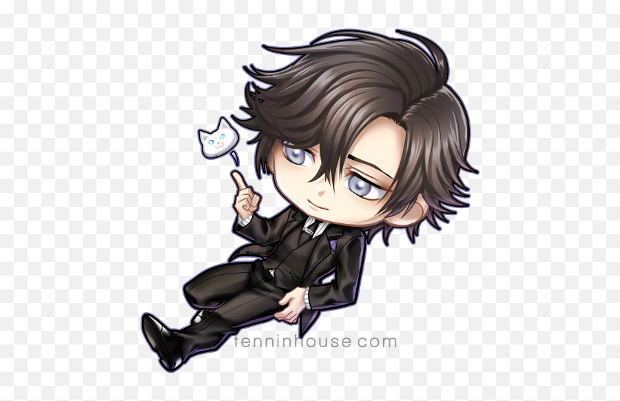 Fanart - Jumin Han Chibi Transparent Png,Mystic Messenger Icon Maker