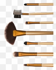 Makeup Brush Png Transparent Images All - Brush Set Transparent Logo,Makeup Transparent Background