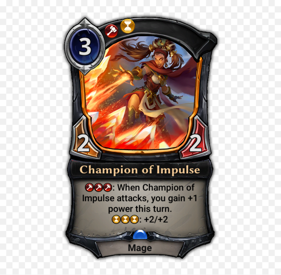 Champion Of Impulse Eternal Card Game Wiki Fandom - Dragons From Eternal Card Game Png,Impulse Icon