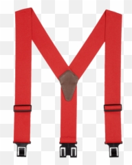 Red Suspenders Transparent Png - Suspenders Clipart,Suspenders Png