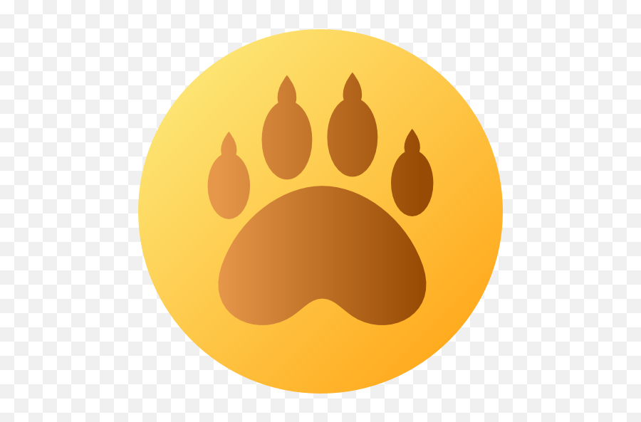 Bear Paw - Free Animals Icons Free Bear Paw Icon Png,Paw Icon