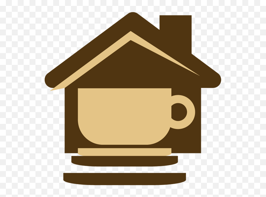 House Icon With A Coffee Cup Clipart - Full Size Clipart Coffee House Icon Png,Cafe Icon Png