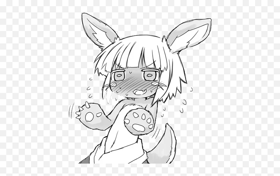 Shy Telegram Stickers - Fictional Character Png,Nanachi Icon