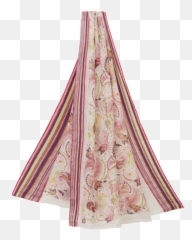 Shop Etro White Mantella Striped Poncho - Traditional png