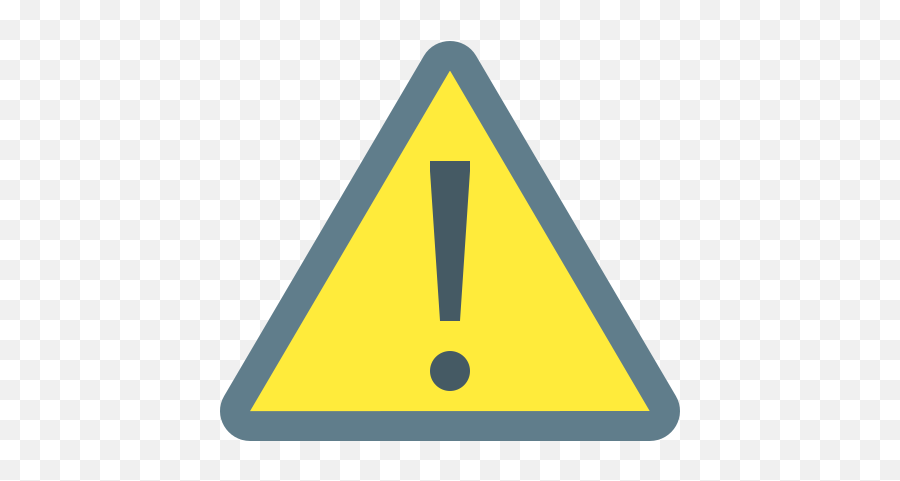 General Warning Sign Icon In Color Style - Transparent Background Warning Icon Png,General Info Icon
