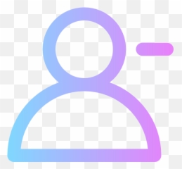 Follower Icon - Blogger and influencer Style Gradient Transparent Human Resources Vector png