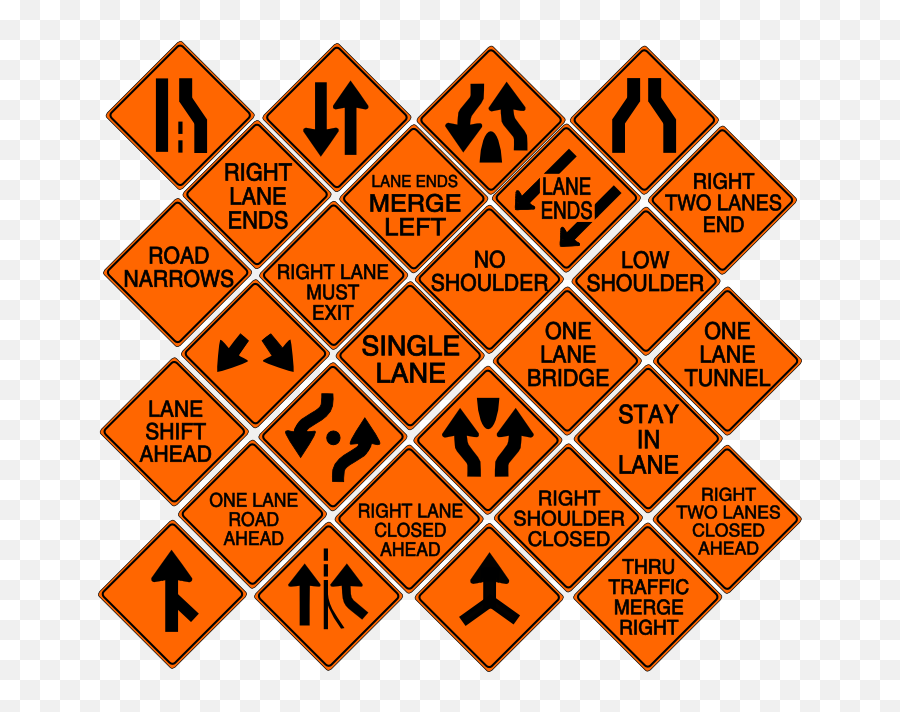 What Is A Road Closed Sign U0026 Does It Mean To Drivers - Construction Road Signs Png,Orange And Black Warning Icon