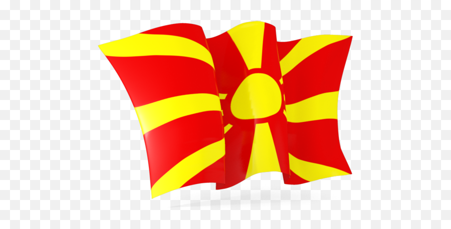 Waving Flag Illustration Of Macedonia - Macedonia Flag Waving Png,Waving Flag Icon