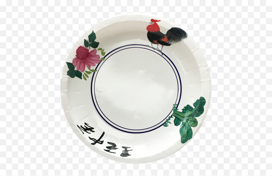 U0027chickenu0027 Paper Plates - Rooster Png,Plate Png