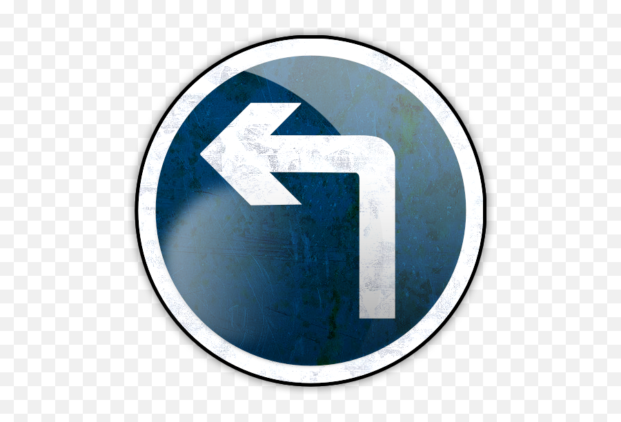 Turn Left Icon - Barkerbadges Icons Softiconscom Traffic Sign Png,Left Icon