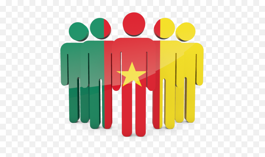 People Icon Illustration Of Flag Cameroon - Australian People Png,Demographic Icon