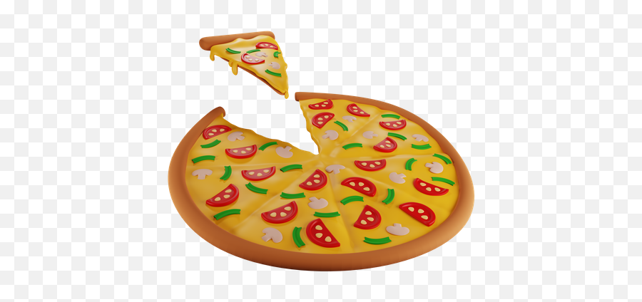 Slice Of Pizza 3d Illustrations Designs Images Vectors Hd - Pizza Png,Pizza Slice Icon