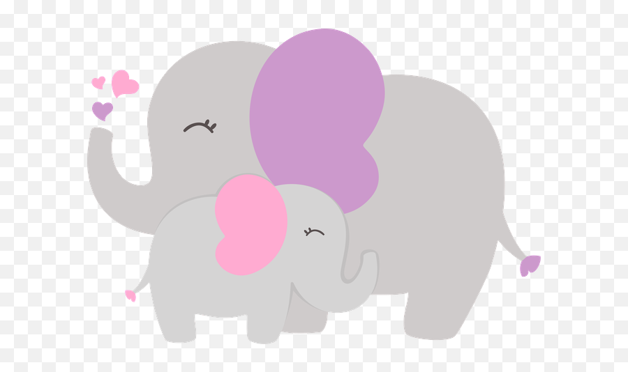 Baby Shower Elephant Png Picture 402972 - Elefante Mama Y Bebe Png,Baby Shower Png