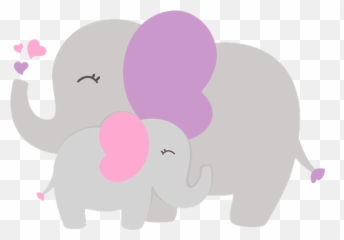 Baby Shower Elephant Png Picture 402972 - Elefante Mama Y Bebe Png,Baby Shower Png